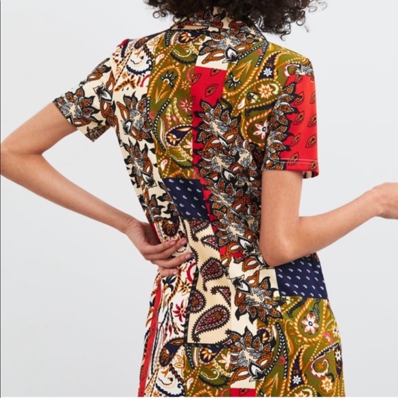 NWT Zara Crossed Dress - Picture 5 of 8